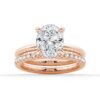 925 Sterling Silver Oval Solitaire Diamond Engagement Ring - Image 21