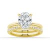 925 Sterling Silver Oval Solitaire Diamond Engagement Ring - Image 22
