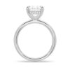 925 Sterling Silver Oval Solitaire Diamond Engagement Ring - Image 6