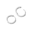 Pavé large hoop earrings with D colour VVS1-inspired CZ accents