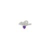 925 Sterling Silver Peace Diamond Ring - Image 3