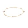 925 Sterling Silver Pear Cut Chain Bracelet - Image 6