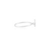 925 Sterling Silver Pear Cut Diamond Ring - Image 6