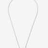 925 sterling silver pearl solitaire necklace with diamond accent