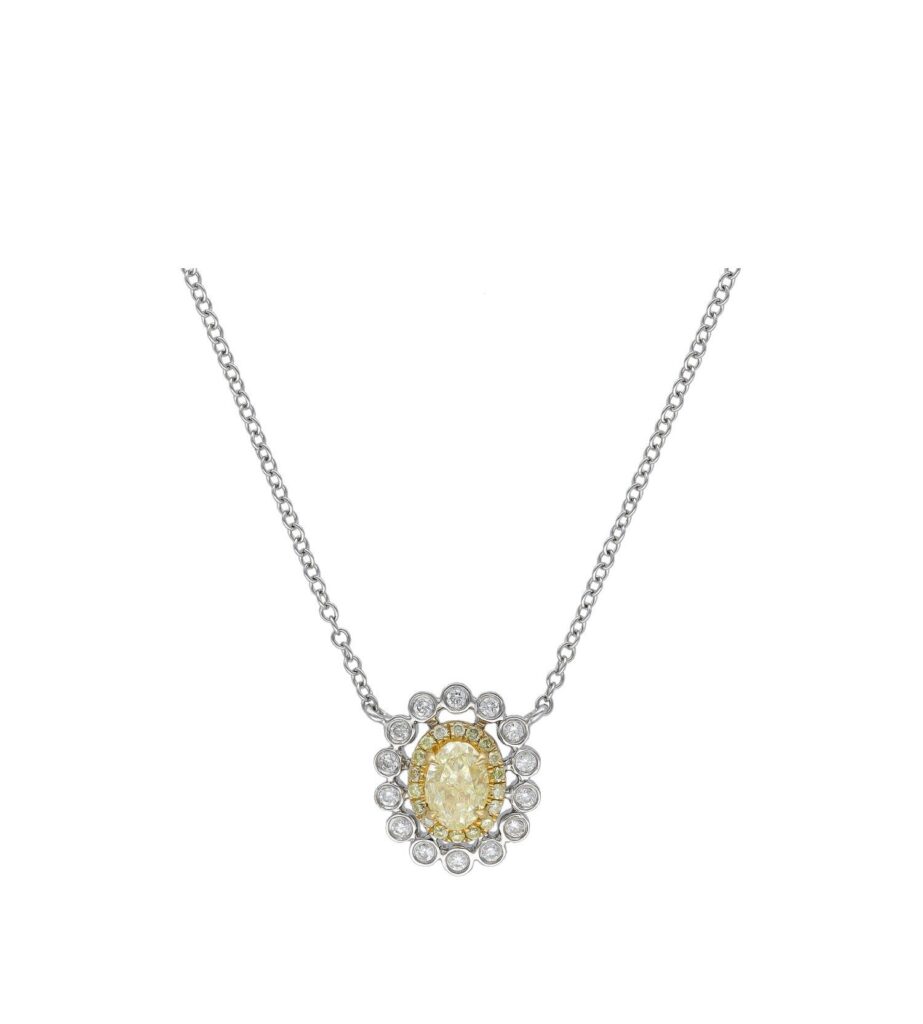 925 Sterling Silver Perpetual Diamond Pendant