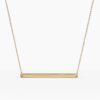 925 Sterling Silver Personalized Bar Necklace