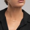 925 Sterling Silver Personalized Bar Necklace - Image 3