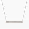 925 Sterling Silver Personalized Bar Necklace - Image 4