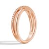 925 Sterling Silver Petite Twist Wedding Diamond Band - Image 10