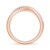 925 Sterling Silver Petite Twist Wedding Diamond Band - Image 12