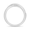 925 Sterling Silver Petite Twist Wedding Diamond Band - Image 6