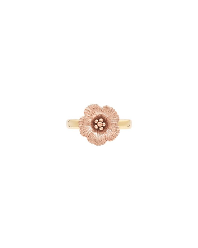 925 Sterling Silver Petunia Ring