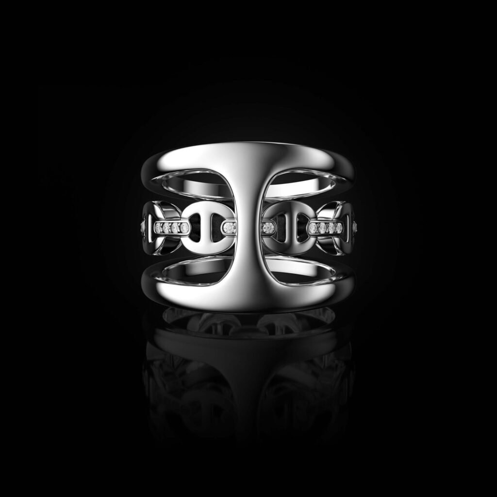 925 Sterling Silver Phantom Clique Mixed Diamond