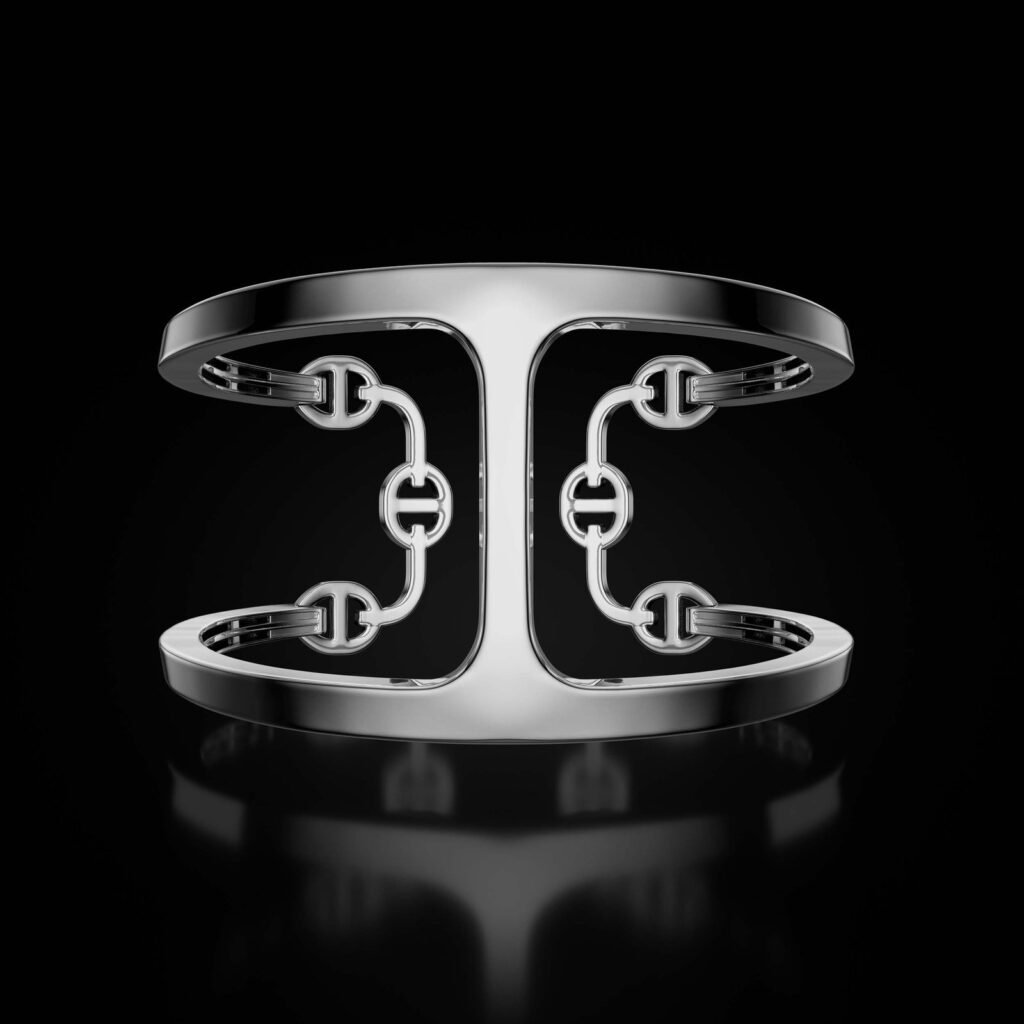 925 Sterling Silver Phantom Cuff