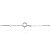 925 Sterling Silver Pink Sapphire Diamond Pendant Necklace - Image 4