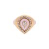 Sterling silver ring finished with thick gold plating