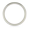 925 Sterling Silver Polished Finish Two Tone Couple Diamond Ring Set Pave Edge - Image 5