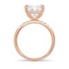 925 Sterling Silver Princess Cut Diamond Engagement Ring Hidden Halo - Image 12