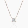 925 sterling silver necklace designed with a classic minimalist silhouette