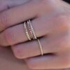 925 Sterling Silver Pyramid Ring - Image 2
