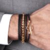 925 Sterling Silver Quill Black Bracelet - Image 2
