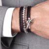 925 Sterling Silver Quill Black Bracelet - Image 2