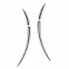 925 Sterling Silver Quill Large Earrings