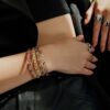 925 Sterling Silver Rebel White and Blue Bracelet - Image 4
