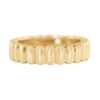 925 Sterling Silver Ring with simple ribbed texture