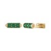 Roll It cuff links in 925 Sterling Silver with gold plating