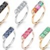 925 sterling silver ring with premium CZ diamond detail