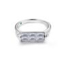 Sleek ring with thick gold plating and polished look