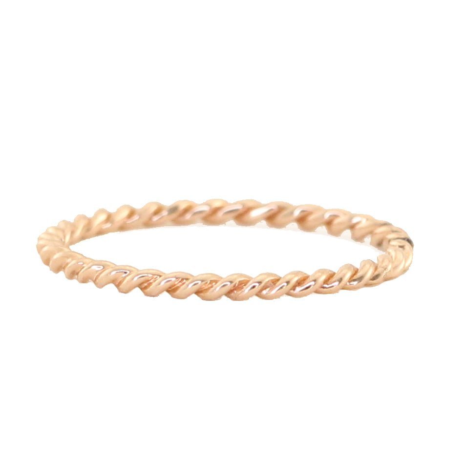 925 Sterling Silver Rope Ring
