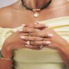 925 Sterling Silver Rose Heart Pave Diamond Ring - Image 2