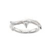 925 Sterling Silver Rose Thorn Band Ring
