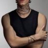 925 Sterling Silver Rose Thorn Choker - Image 3