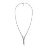 925 Sterling Silver Rose Thorn Drop Lariat