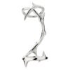 Textured sterling silver ring with a hidden hinge design