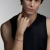 925 Sterling Silver Rose Thorn Horizontal Bracelet - Image 3