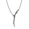 925 Sterling Silver Rose Thorn Single Drop Pendant - Image 4