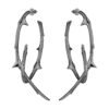 925 Sterling Silver Rose Thorn Statement Hoop Earrings - Image 3