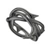 925 Sterling Silver Rose Thorn Triple Band Ring - Image 4