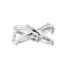 925 Sterling Silver Rose Thorn Wide Band Ring