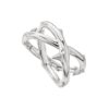 925 Sterling Silver Rose Thorn Wide Band Ring - Image 4