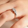 Versatile anniversary ring designed to pair with other rings