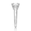 925 Sterling Silver Round Brilliant Solitaire Diamond Engagement Ring Accents - Image 5