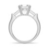 925 Sterling Silver Round Brilliant Solitaire Diamond Engagement Ring Accents - Image 6