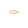 925 Sterling Silver Round Citrine Chain Ring - Image 6