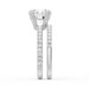 925 Sterling Silver Round Cut Diamond Bridal Set - Image 16