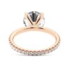 925 Sterling Silver Round Diamond Engagement Ring Eternity Pave Band - Image 12